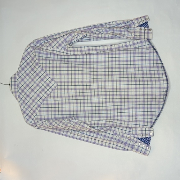 Stetson Men Button Down Shirt Plaid - Picture 7 of 8